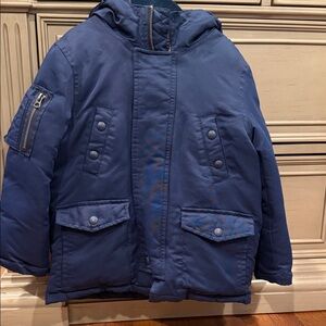 Polo by Ralph Lauren Blue Hooded Puffer Jacket